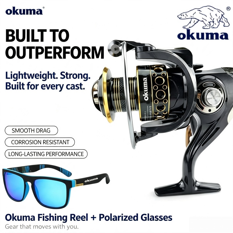 Surf Reel - Moulinet de pêche OKUMA-Spinning, moulinet de